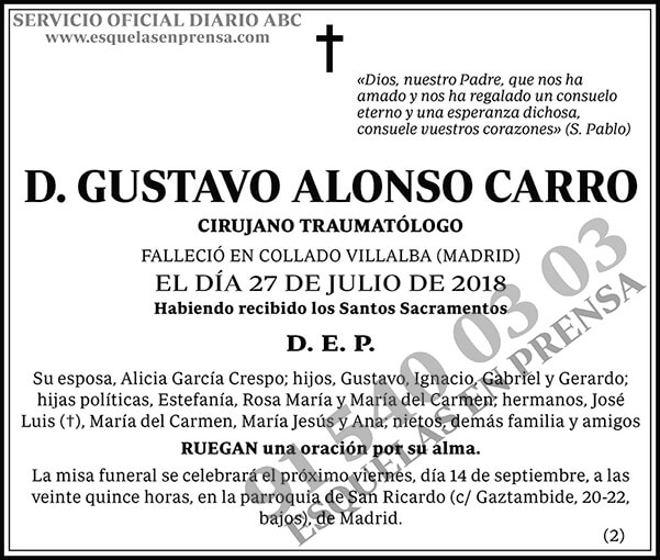 Gustavo Alonso Carro